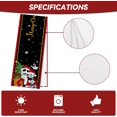 thumbnail image 5 of Linen Christmas Table Runner 120 Inches Long Christmas Xmas Winter Holiday Home Kitchen Dining Room Table Decorations, 5 of 5