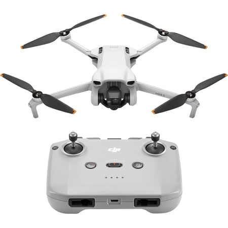 Open Box DJI Mini 3 - Lightweight and Foldable Mini Camera Drone with 4K HDR Video, 38-Min Flight Time, True Vertical Shooting, and Intelligent Features