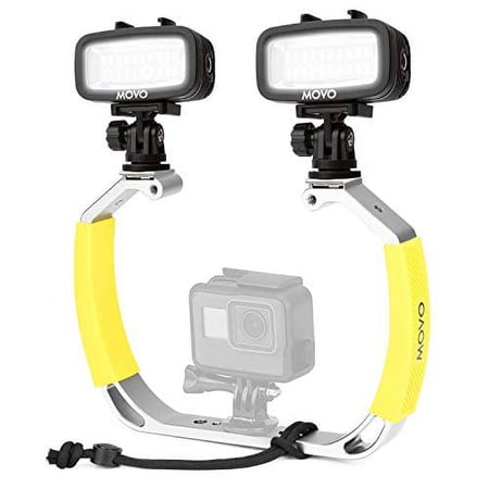 UPC: 0817711022579 | Movo XL Diving Rig Bundle with Waterproof LED Lights – Compatible with GoPro HERO3  HERO4  HERO5  HERO6  HERO7  HERO8  HERO9  and DJI Osmo Action Cam – Scuba Accessories for Underwater Camera