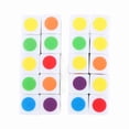 thumbnail image 2 of 6 20pcs Color Dot Dice 6 Color Dice de Enseñanza de Ángulo Recto para Juegos de Mesa Enseñanza digital, 2 of 7