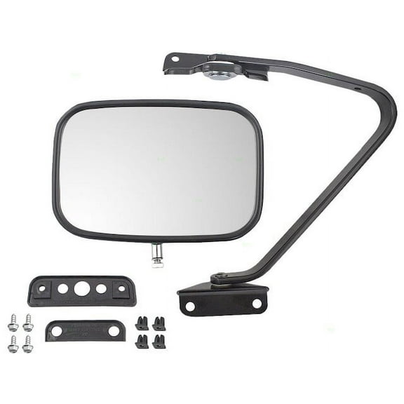 Mirror - Compatible with 1980 - 1996 Ford Bronco Sport Utility 2-Door 1981 1982 1983 1984 1985 1986 1987 1988 1989 1990 1991 1992 1993 1994 1995