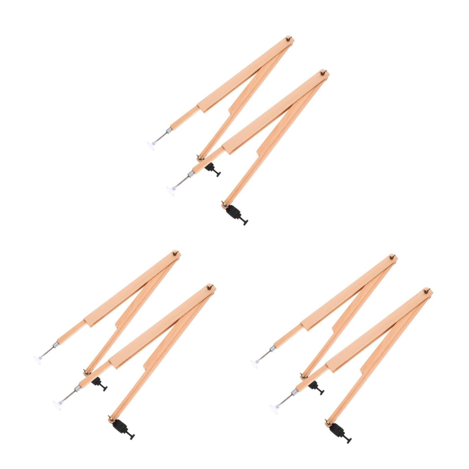 Masteelf 6 Pcs Huge Wooden Compass Large Math Teaching Compass Math Geometry Tools Big-Sized Professional Draw Tool For Teacher Demonstration