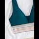 thumbnail image 5 of Bikini de Dos Piezas para Mujer, Cintura Alta, Cuello Halter, Traje de Baño, Azul Pavo Real, Talla M, 5 of 7