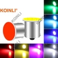 thumbnail image 2 of KOINLI COB 1156 1157 Luz LED BA15S P21W BAY15D P21W 5W Bombilla De Cola Parque De Parada De La Lámpara De Señal De Giro Freno Interior Del Coche De Estacionamiento Trasero Moto 12V Blanco Bule huangjie unisex, 2 of 2