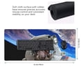 thumbnail image 3 of Disketp Astronaut in Outer Space Gaming Mouse Mat Long Extended Mouse Pad Desk Mat Non-Slip Rubber Mice Pads Stitched Edges(315.5 x 16 x 0.12 Inches), 3 of 8