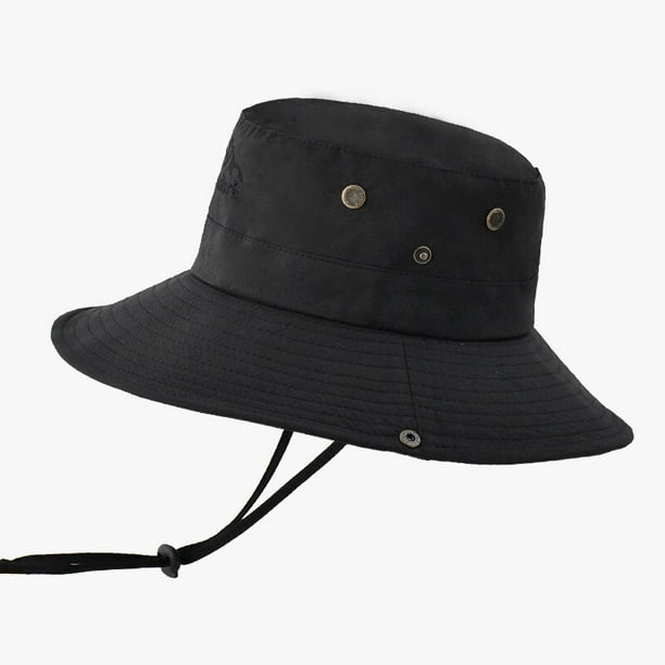Sombreros para hombre sombrero de sol para mujer, sombrero de cubo de ala grande de verano, protección solar para montañismo al aire libre, pesca, Sombreros de Panamá