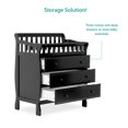 Dream On Me Marcus Changing Table And Dresser, Black
