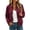 Wine A, variant on Enjoytime Lightweight Jacket Women Polka Dots Stand Collar Zip Up Bomber Jackets Fall Fashion Long Sleeve Casual Outerwear