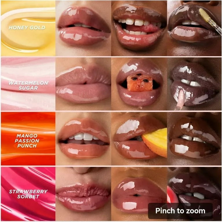 Gisou Lip Oil Moisturizing Lipcgloss Honey Gold Mango