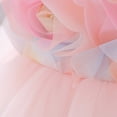 thumbnail image 6 of Odeerbi Girls Dress Baby Girls Clothes Toddler Kids Floral Layered Dress Ball Gown Tulle Dress Clothes Pink, 6 of 9