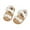 White, variant on Toddler Girls Sandals Soft Rubber Flats Summer Baby Flower Girl Shoes First Walkers Beach Summer Shoes Gold 9-12 Months