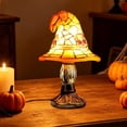thumbnail image 5 of Qocolcyl Halloween Decor Witch Hat Lamp Gift,LED Halloween Night Light Table Decorations for Home Indoor,Handcrafted Retro Resin Witchy Decor for Shelf Mantel,Gothic Party Home Decoration (USB Power), 5 of 10
