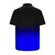 thumbnail image 5 of Blusa y camisa de manga corta con cuello vuelto para hombre, blusa informal de moda con cuello vuelto, blusa estampada de manga corta con botones, blusa de poliéster para hombre, 5 of 6