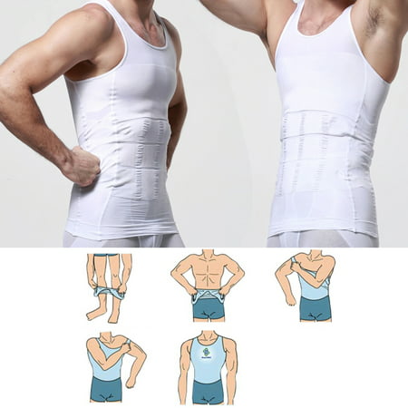 Body Shaper hommes pour les hommes amincissant Shirt taille Tummy Gilet à perdre du poids Sport Formation