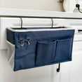 thumbnail image 3 of Bedside trolley/bedside storage bag hanger for bunk and hospital beds, dorm bed rails, 3 of 7