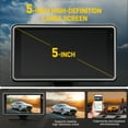 thumbnail image 2 of Podofo WiFi Dashcam Car with 5-inch Display, Dashcam HD 1080P with 64G SD Card–Loop Recording, G-Sensor, Night Vision, Parking Monitoring, Backup Assistant, 2 of 17