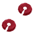 thumbnail image 1 of Billuyoard Soft Spa Masaje Cuna Cara Almohada Cuello Cabeza Cojín Viaje Café 2piezas Rojo, 1 of 6