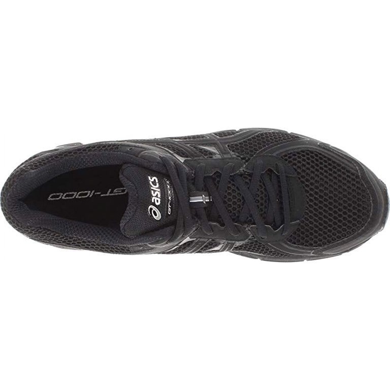 Asics gt 1000 2 mens shoes black/onyx/lightning best sale