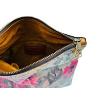 Patricia Nash Women's Tooled Leather Valerie Fold Over Wristlet Flowers Gift Box