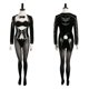 thumbnail image 3 of Disfraz de fantasía de Stellar Blade Eve para mujer adulta, chaqueta negra, pantalones cortos, traje femenino para Halloween y carnaval, 3 of 5