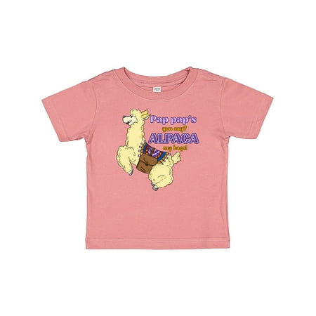 

Inktastic Pap Pap s You Say ALPACA my Bags with Cute Jumping Alpaca Gift Baby Boy or Baby Girl T-Shirt