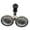 Black Gray, variant on Lipstore Double Head Car Cooling Fan 3 Adjustable Speeds Strong Wind Auto Cooling Fan Black