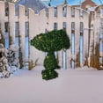 thumbnail image 3 of ProductWorks Indoor/Outdoor Artificial Pre-Lit Topiary Yard Decoration, Snoopy, 24in, 3 of 4