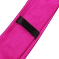 thumbnail image 4 of Cravate Décontractée Unisexe Mince Étroite - Rose Choquant Uni, 4 of 4