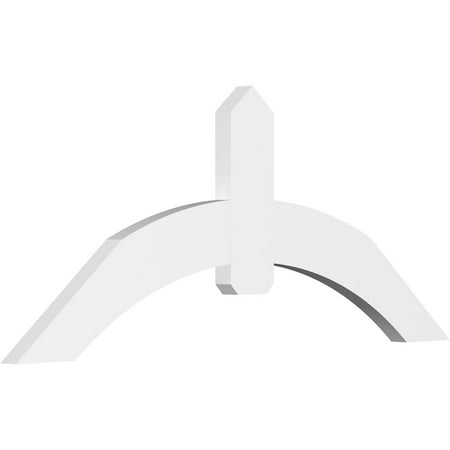 

60 W x 25 H x 2 D x 6 F 10/12 Pitch Archdale Architectural Grade PVC Gable Bracket