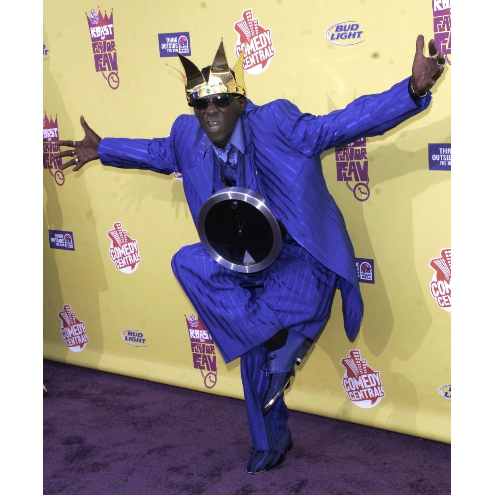 Flava Flav At Arrivals For Comedy CentralS Roast Of Flavor Flav The Warner Brothers Studio Lot