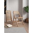 thumbnail image 2 of Manhattan Comfort Pullman 17.72" Wood Folding Dining Chair in Natural (Set of 4), 2 of 7