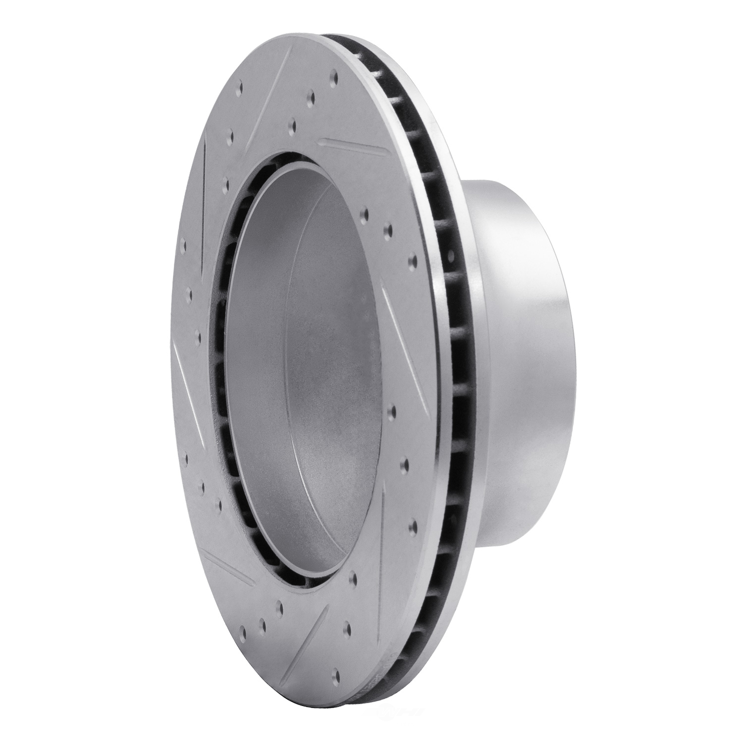 Dynamic Friction Company 631-02021R DFC Brake Rotor - Drilled And Slotted - Silver