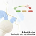 thumbnail image 4 of FEOLGEHLY Teething Toys for Age 0-6-12 Months, Baby Toys Pain Relief Teether, Cute Bunny Food Grade Silicone Baby Teething Toy, Chew Toy for Babies, BPA-Free, Christmas Birthday Easter Gift (White), 4 of 6