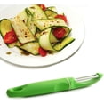 thumbnail image 5 of Norpro Grip-EZ Stainless Steel Blade Swivel Fruit & Veggie Peeler - Green, 5 of 6