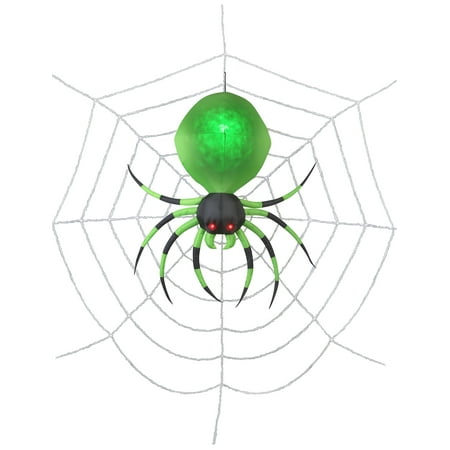 2 Projection Airn Green Spider On The Web Inflatable 2 Projection Airn Green Spider On The Web Inflatable