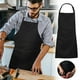thumbnail image 2 of Delantal de cocina ajustable para barbacoa con cinta larga, delantal de cocina para hombre y mujer, para cocinar, restaurantes, cafeterías y repostería, 2 of 7