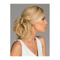 thumbnail image 5 of Christie Brinkey Hair Wrap (Pair of 2) -Color HT14/25 Dark Golden Blonde -Natural Tone6" Shoulder Length Official Heat Friendly Synthetic Textured Hairpiece Fun Bun Chignon Pedazo Envoltura de cabello, 5 of 9