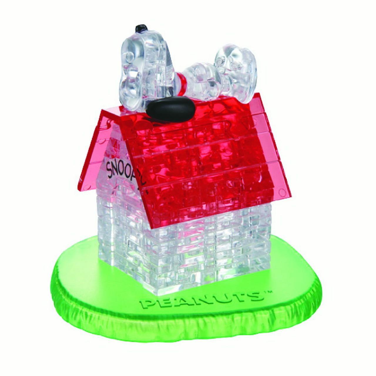 BePuzzled Original Snoopy and Doghouse 3D Puzzle - Walmart ...