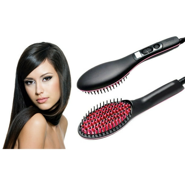 MKL Amazing Portable Hot Hair Straightener Brush Improved Version