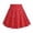 Red, variant on Bmisegm Back to School Supplies for Girls High Waist A Line Skater Skirt with Elastic Waist for Retro Daily Wear Girls Skirts 5-6 Years