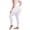 White, variant on Plus Size Women's Seamless Shapewear - High Waist Tummy Control Butt Lifting Compression Pants