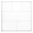 Whitmor 67893065 6 Section Clear Drawer Organizer