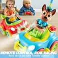 thumbnail image 6 of Joyfy Remote Control Car Toys with LED Lights and Music for Kids, Cartoon Race Car Toy for Boys & Girls 3+ Years Old, Toddlers Easter Basket Stuffers and Birthday Gift, 6 of 7