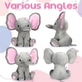 thumbnail image 4 of Peluche Jenaai, elefante gigante de peluche, 60 cm, para niños, 4 of 6