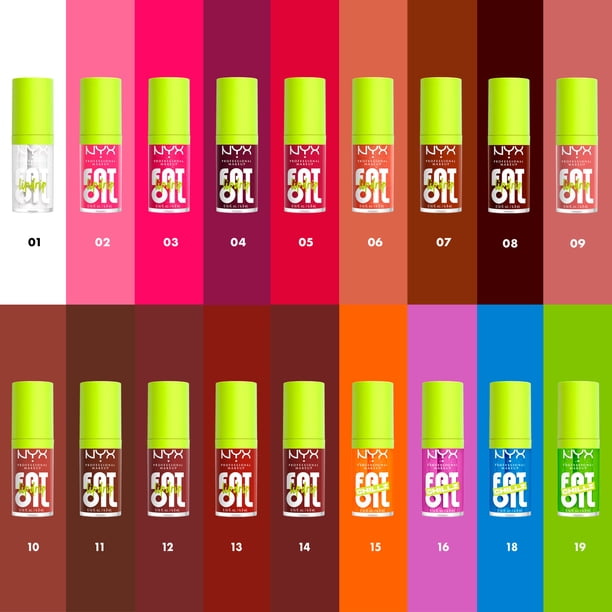NYX Professional Makeup Fat Oil Chillz Lip Gloss, 12 Hour