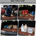thumbnail image 3 of Xixirimido Universal Car Trunk Mat, All Weather Trunk Protection Cargo Liner Stylish Auto Interior Accessories Durable Cargo Mat 29" x 39", Poodle Leather Heart Paw, 3 of 7