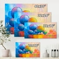 thumbnail image 4 of Designart ' Ornamental Colourful Trees VII ' Modern Canvas Wall Art Print, 4 of 4