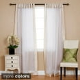 thumbnail image 2 of 100% cotton Organdy Curtains ~ 44quot; x 90quot; long, 2 of 4