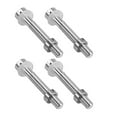 thumbnail image 3 of 4Pcs M2.5x18.5mm Turntable Phonograph Screws,Hardware Replacement Headshells Cartridge Stylus Mounti, 3 of 5