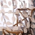 thumbnail image 4 of Curtain 2pcs Leaf Tulle Door Window Curtain Drape Panel Sheer Scarf Valances, 4 of 8